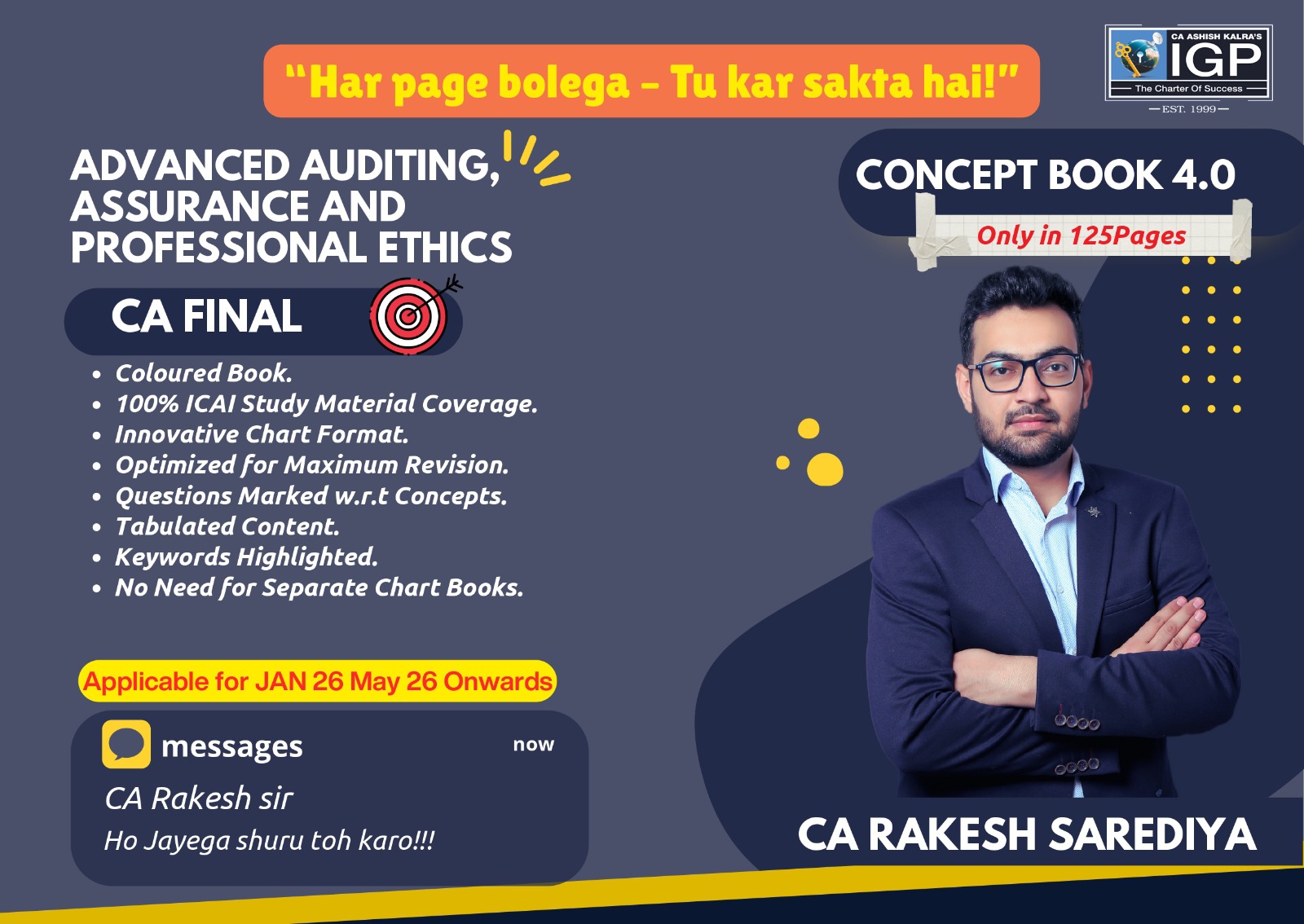 CA-Advanced Audit -CA Rakesh Sarediya